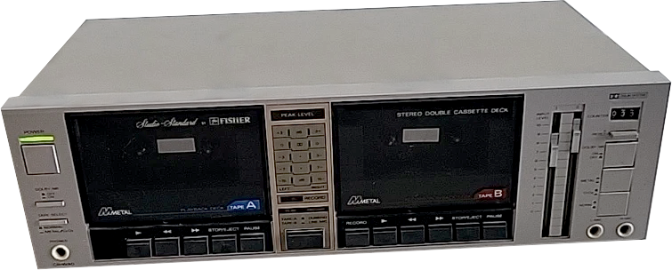 Fisher stereo cassette deck